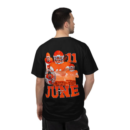 CJ June Logo Front & Back Premium Tee