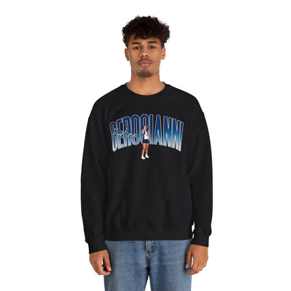 Evelina Gerogianni Curved Combo Colored Crewneck Sweatshirt