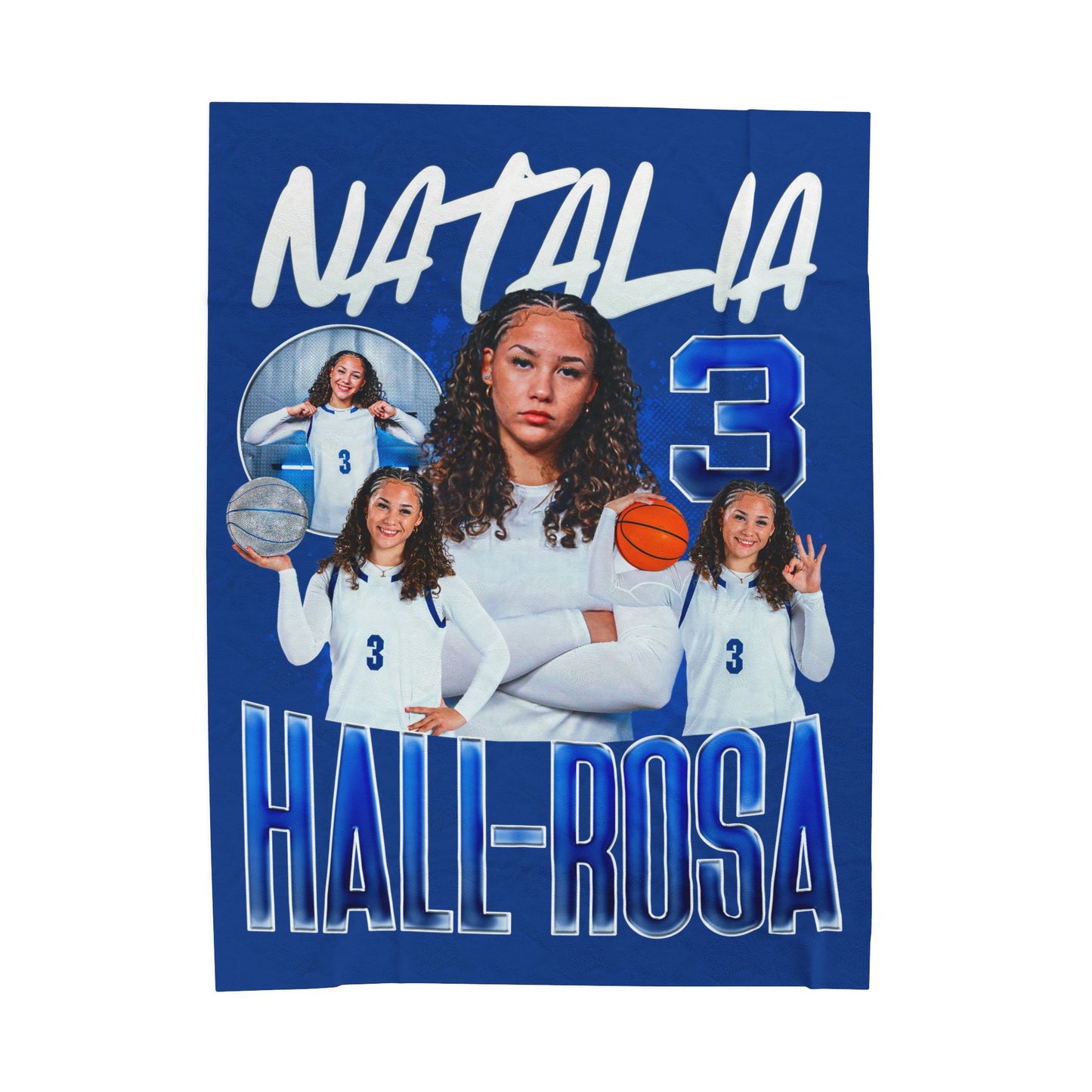 Natalia Hall-Rosa 60"-80" Plush Blanket