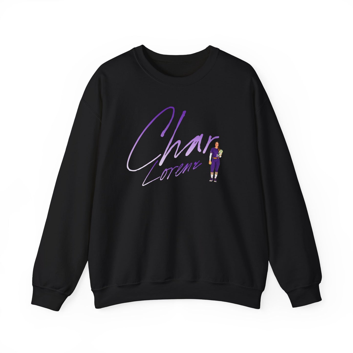 Char Lorenz Cursive Crewneck Sweatshirt