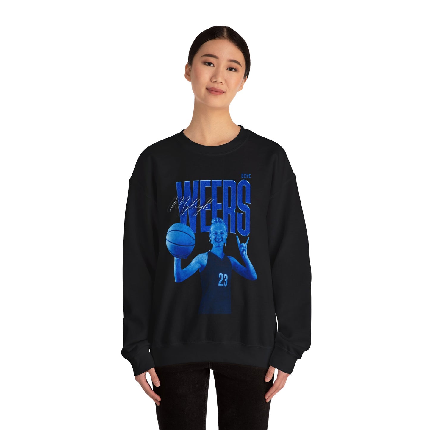 Myleigh Weers Faded Glory Crewneck Sweatshirt