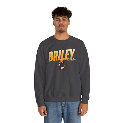Briley Whittington Cursive Combo Colored Crewneck Sweatshirt