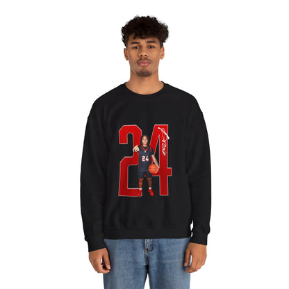 Trista Brown Player Icon Number Crewneck Sweatshirt