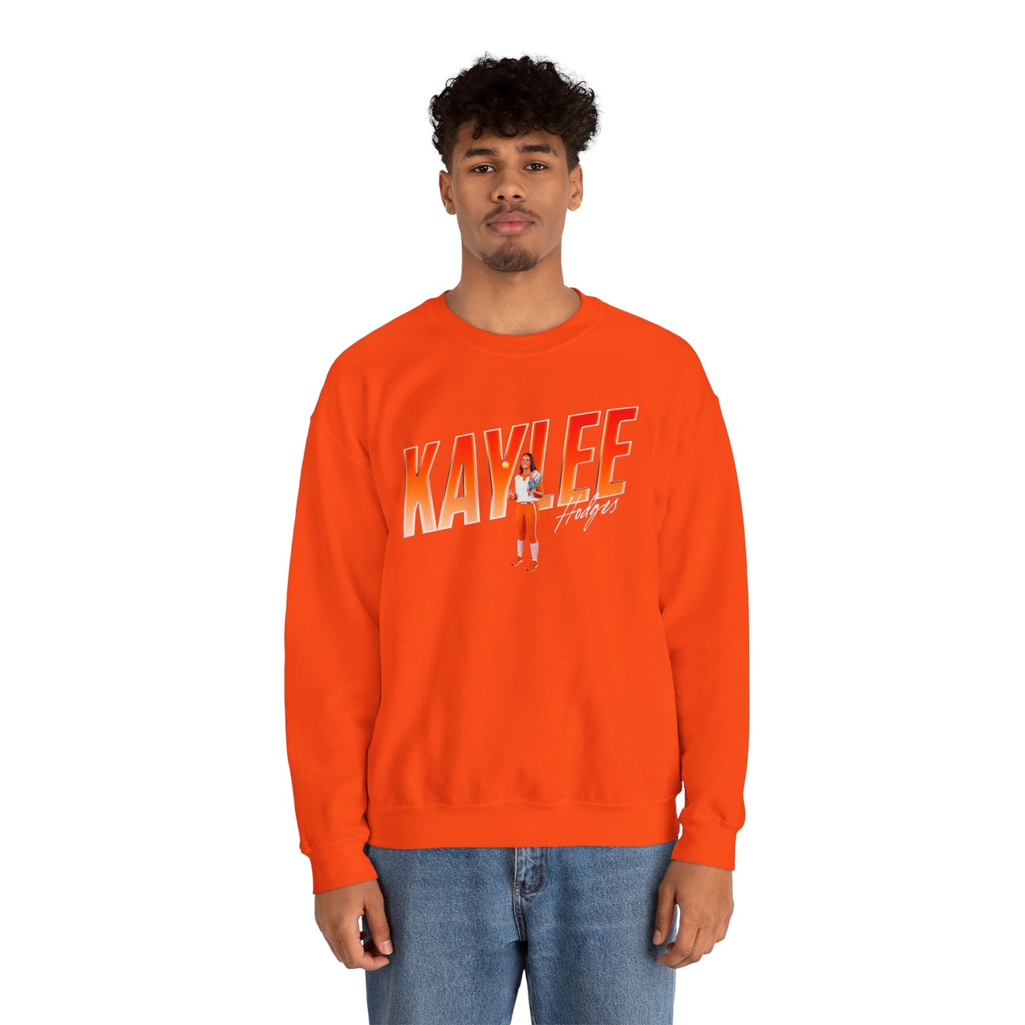 Kaylee Hodges Cursive Combo Crewneck Sweatshirt