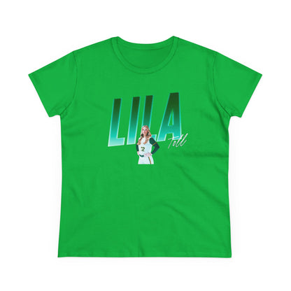 Lila Toll Cursive Combo Colored Women's Tee