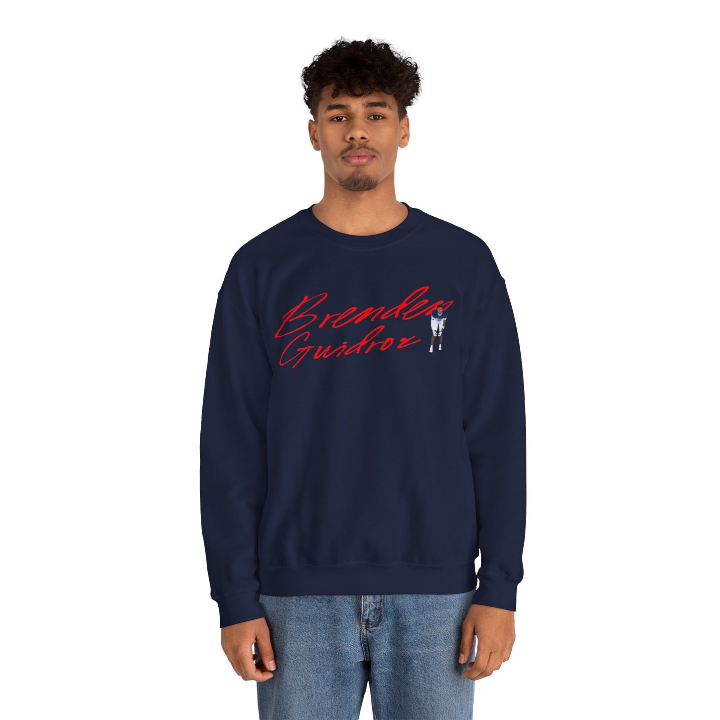 Brenden Guidroz Cursive Crewneck Sweatshirt