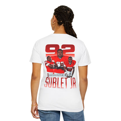 Broderick Sublet Jr. Logo Front & Back Premium Tee