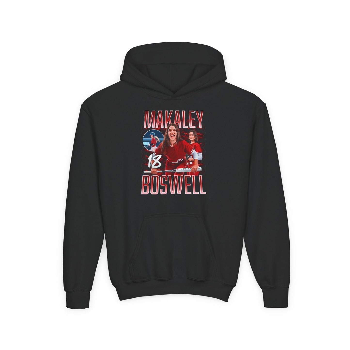 Makaley Boswell Single Color Combo Kids Hoodie