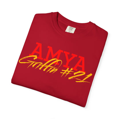 Amya Griffin Cursive Name & Number Premium Tee
