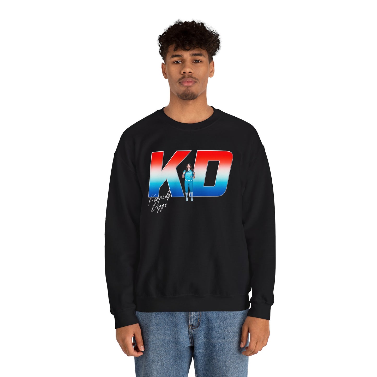 Kennedy Diggs Big Initials Crewneck Sweatshirt