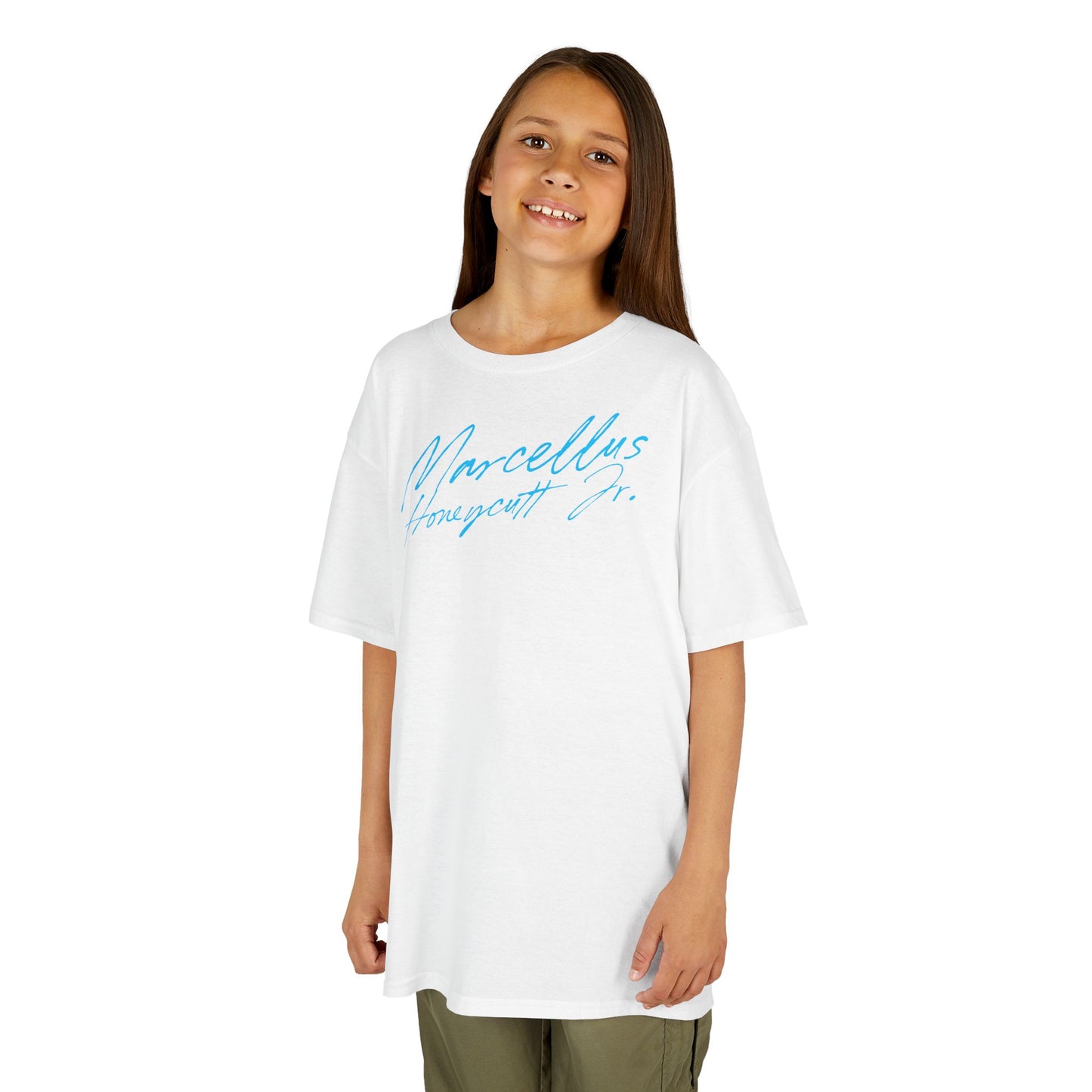 Marcellus Honeycutt Jr. Cursive Kids Tee