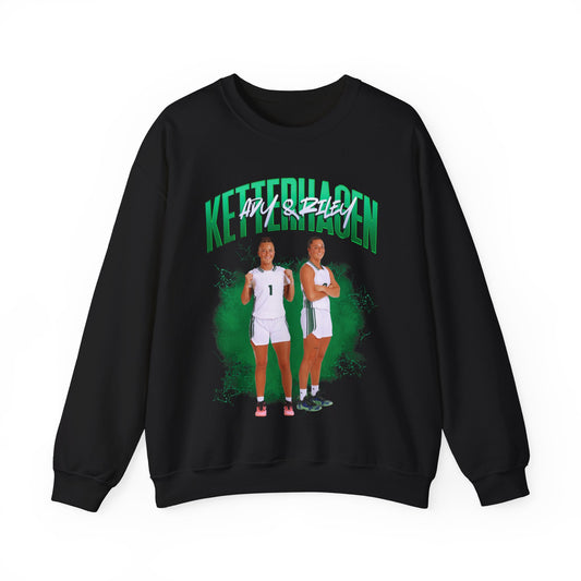 Ady & Riley Ketterhagen Curved Combo Crewneck Sweatshirt