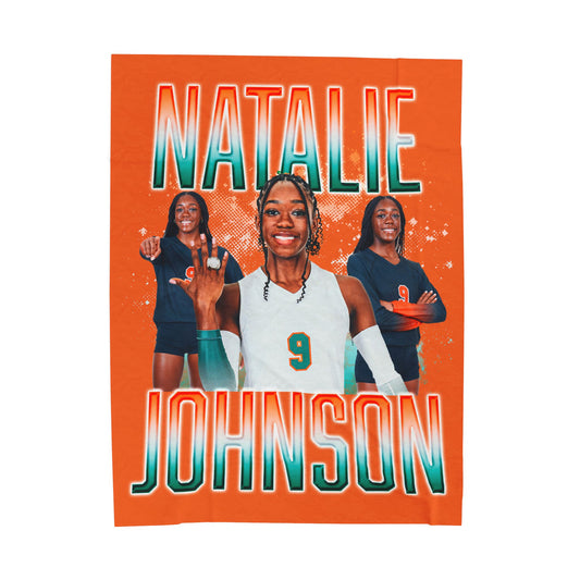 Natalie Johnson 60"-80" Plush Blanket