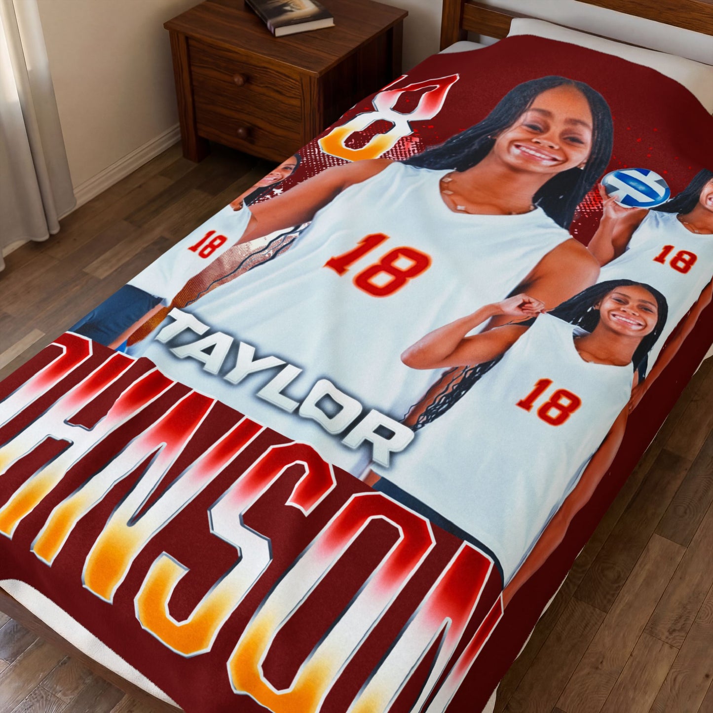 Taylor Johnson 60"-80" Plush Blanket