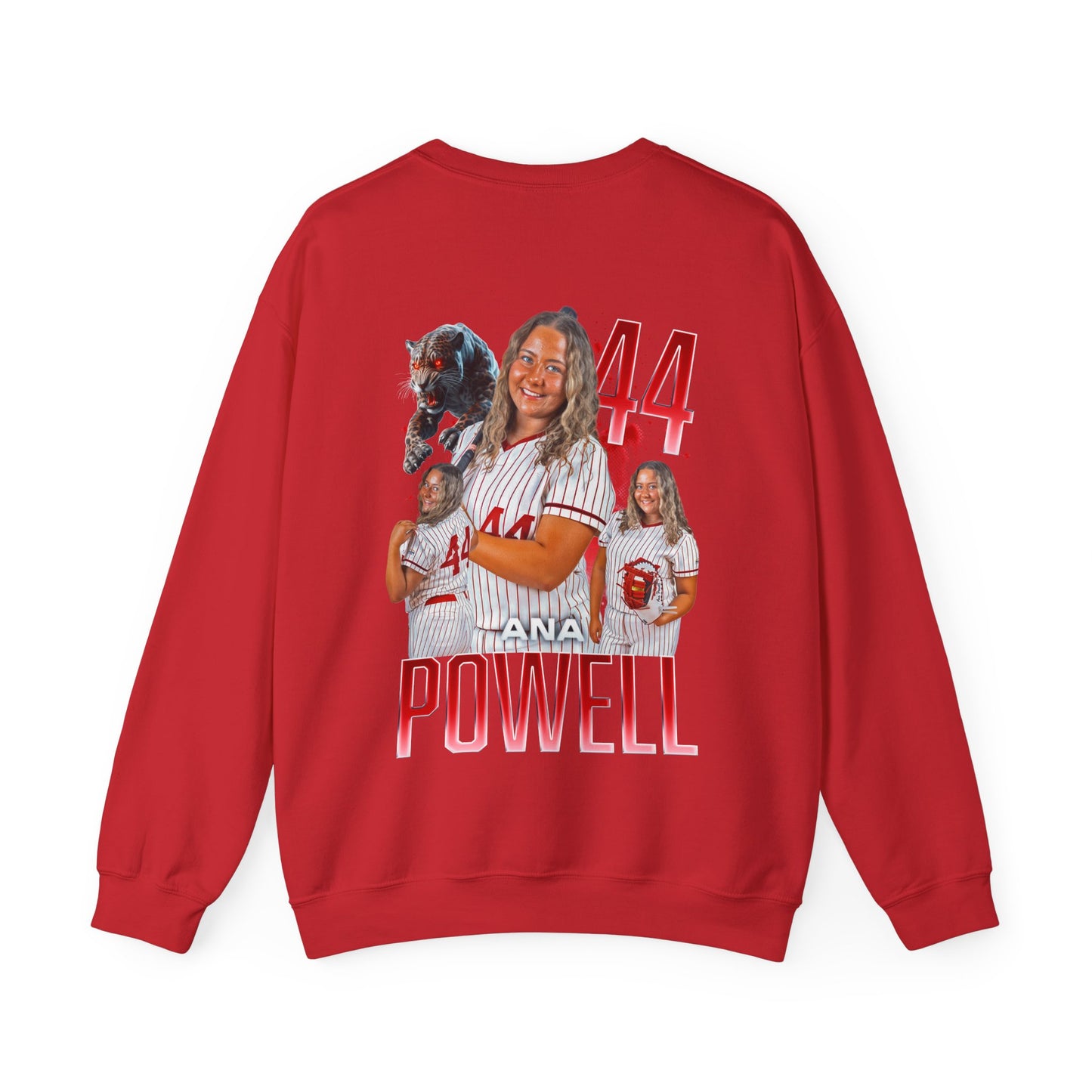 Ana Powell Logo Front & Back Crewneck