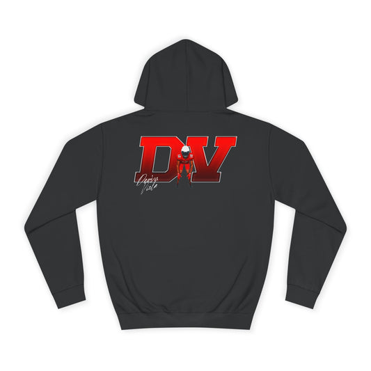 Devin Viola Big Initals Colored  Premium Hoodie