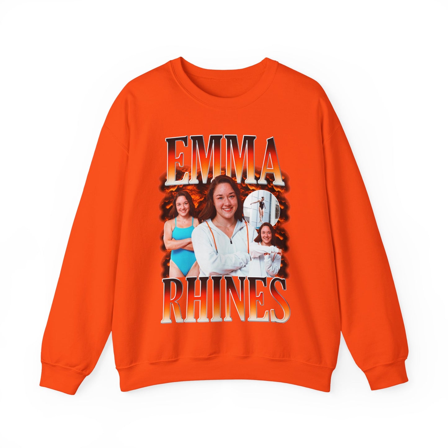 Emma Rhines Hombre Combo Crewneck Sweatshirt