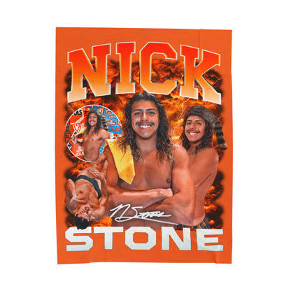 Nick Stone Lightning Storm 60"-80" Plush Blanket