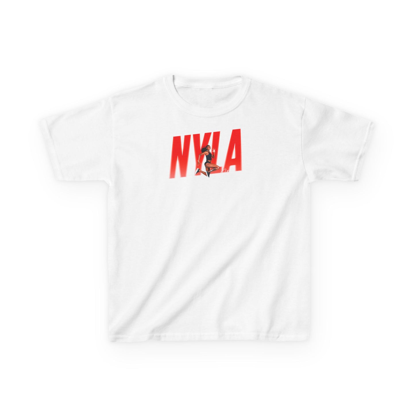 Nyla Cherry Cursive Combo Colored Kids Tee