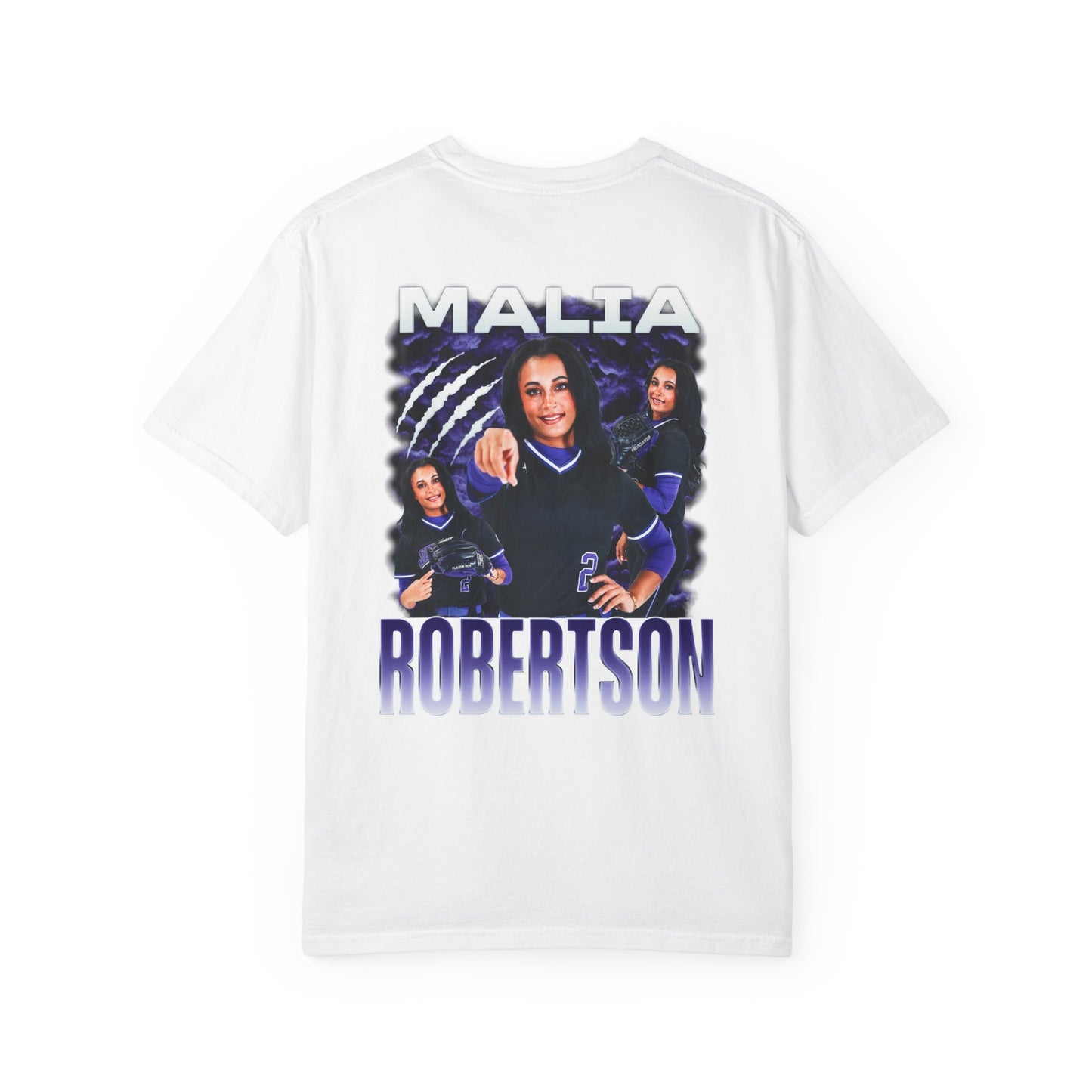 Malia Robertson Logo Front & Back Premium Tee