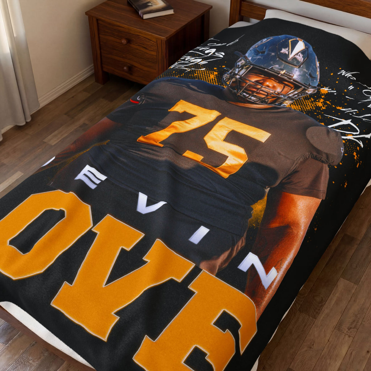 Devin Love 60"-80" Plush Blanket