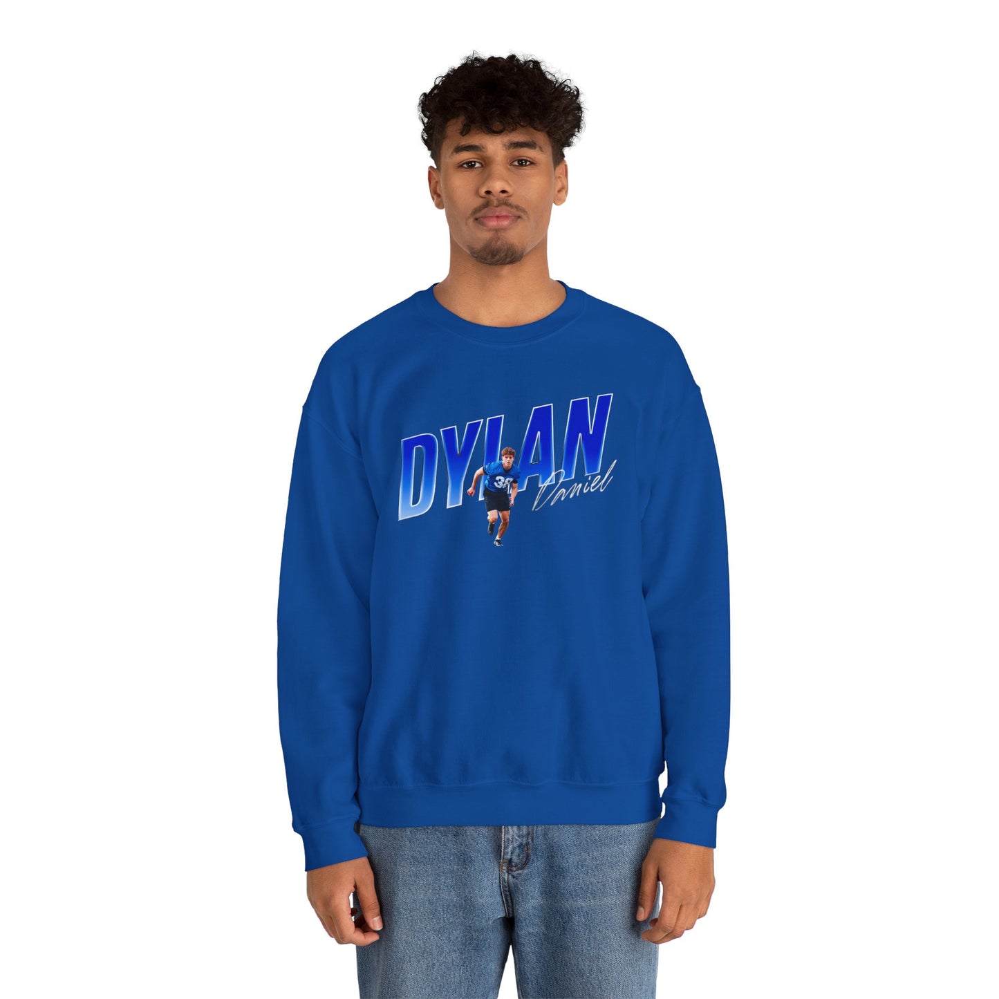 Dylan Cleary Cursive Combo Colored Crewneck Sweatshirt