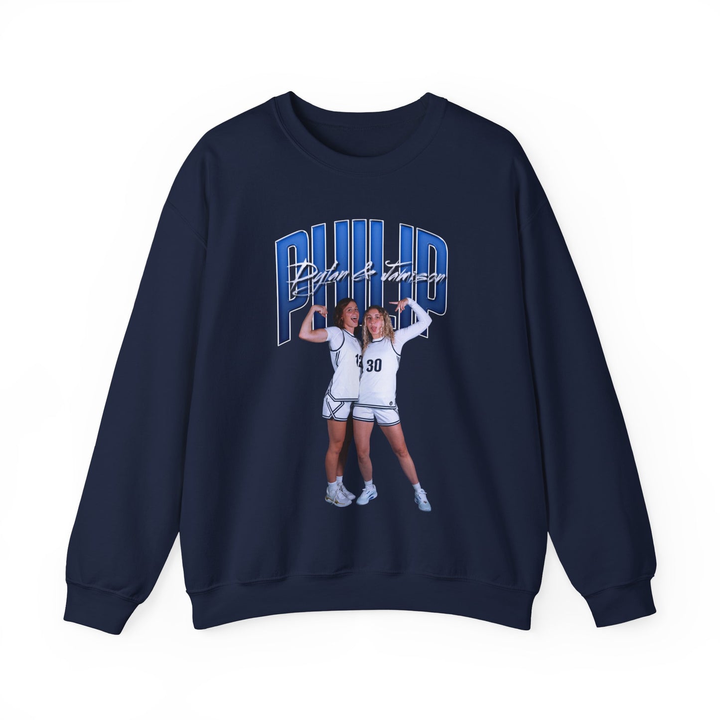 Dylan & Jamison Philip Curved Combo Colored Crewneck Sweatshirt