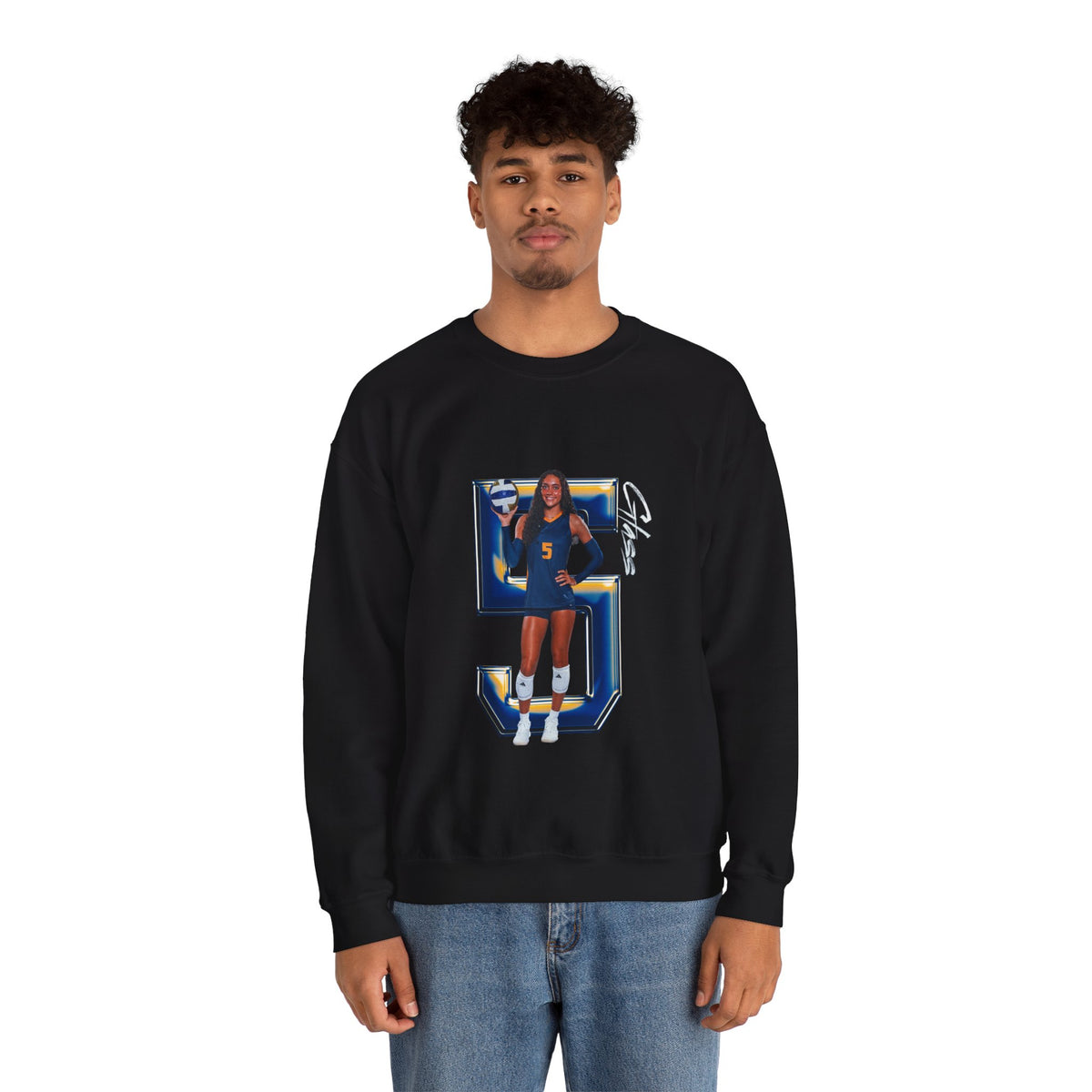 Jordin Glass Player Icon Number Crewneck Sweatshirt