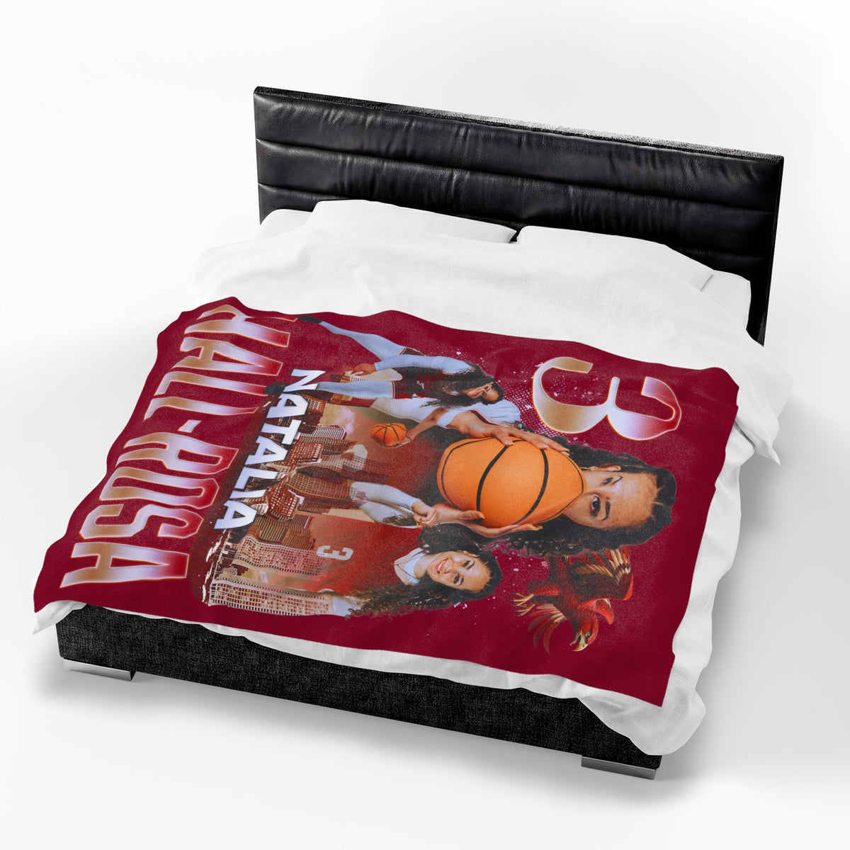 Natalia Hall-Rosa 60"-80" Plush Blanket