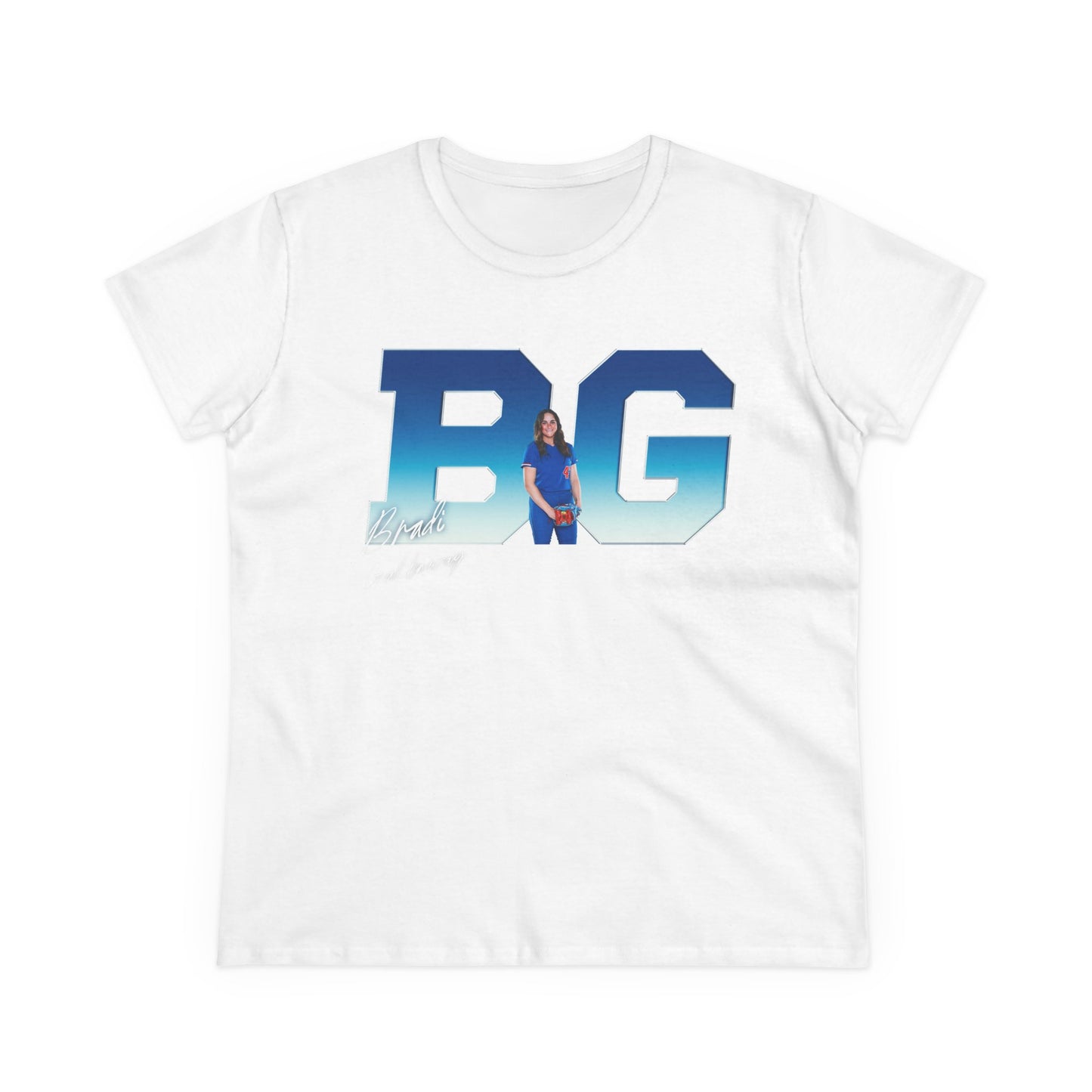 Bradi Gallaway Big Initials Women's Tee