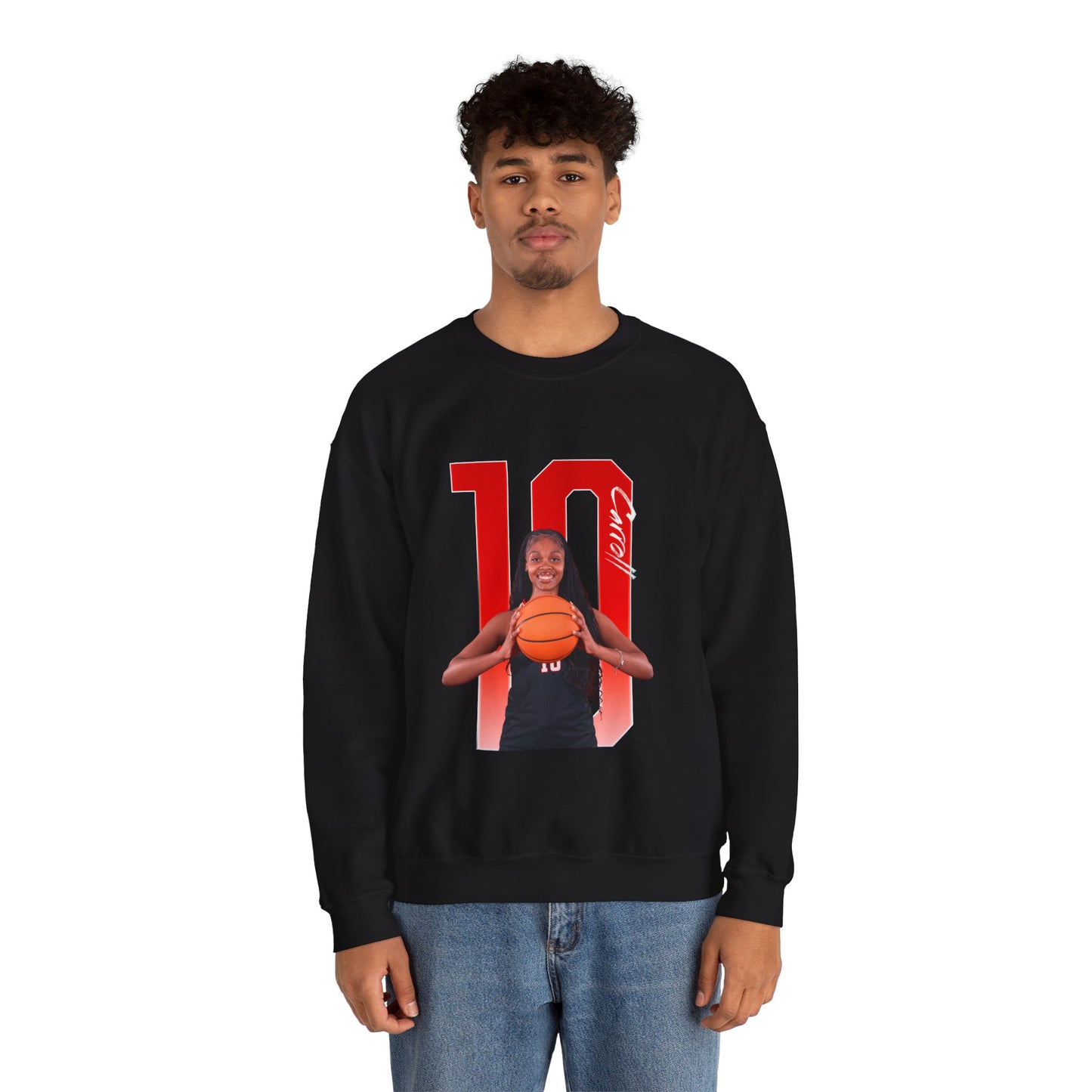 Angela Carroll Player Icon Number Crewneck Sweatshirt