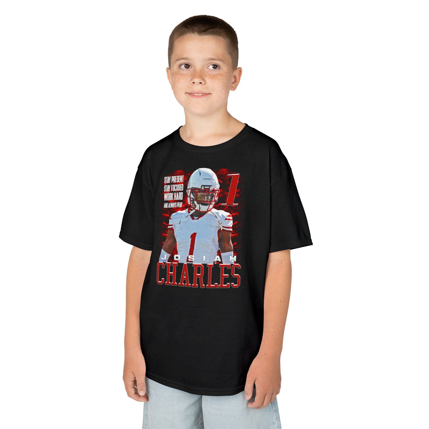 Josiah Charles Featured Quote Kids Tee