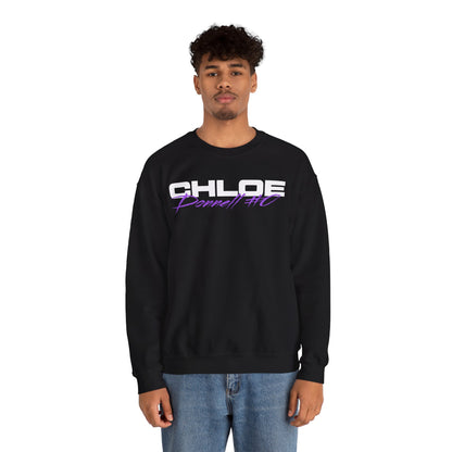 Chloe Donnell Cursive Name & Number Crewneck Sweatshirt