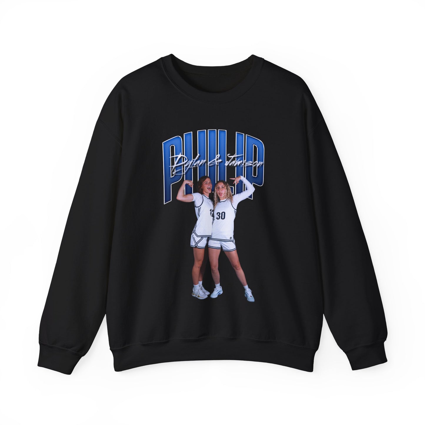 Dylan & Jamison Philip Curved Combo Colored Crewneck Sweatshirt