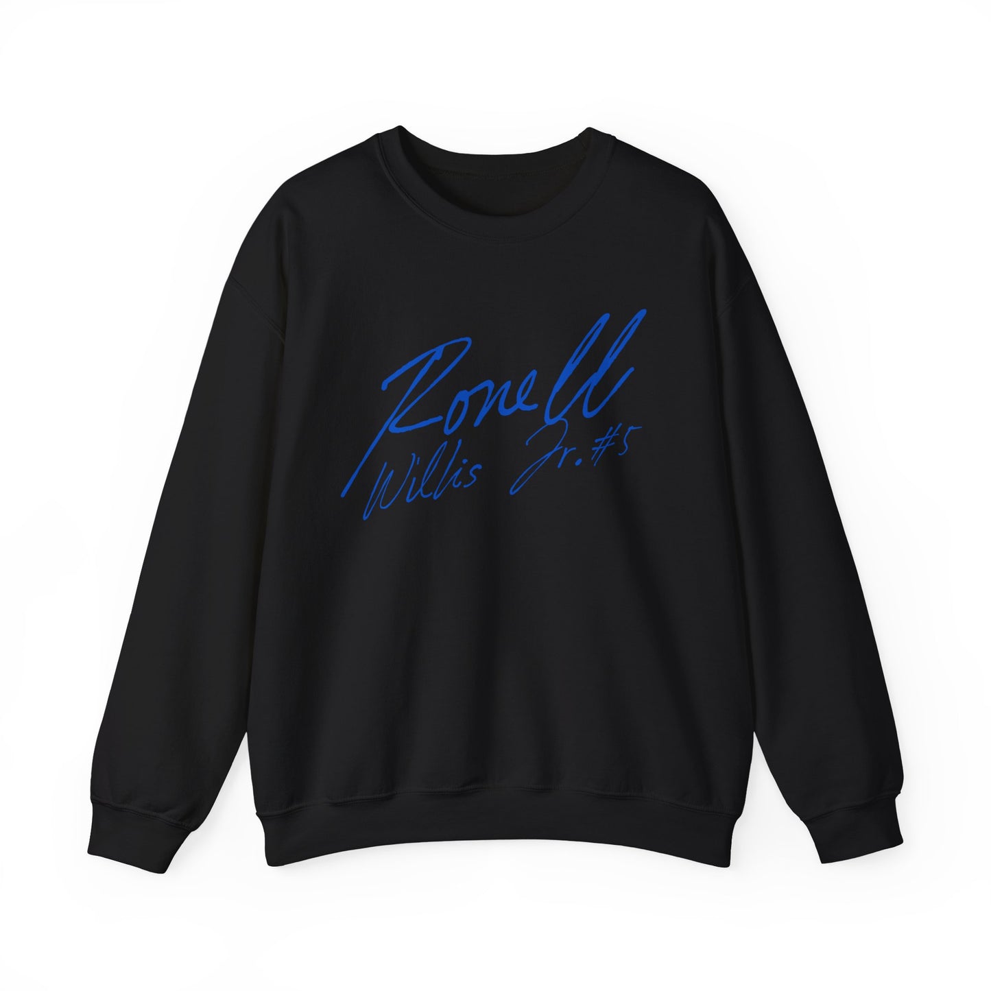 Ronell Willis Jr. Cursive Name & Number Crewneck Sweatshirt