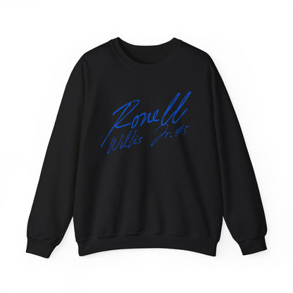 Ronell Willis Jr. Cursive Name & Number Crewneck Sweatshirt