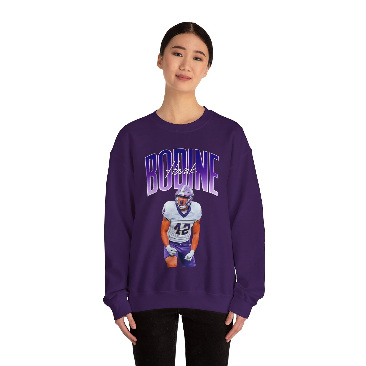 Hank Bodine Big Last Name Crewneck Sweatshirt