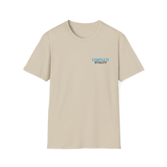 Complete Vitality Soft-Style Tan Name Badge Tee