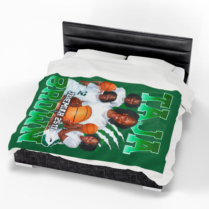 Taja Brown 60"-80" Plush Blanket