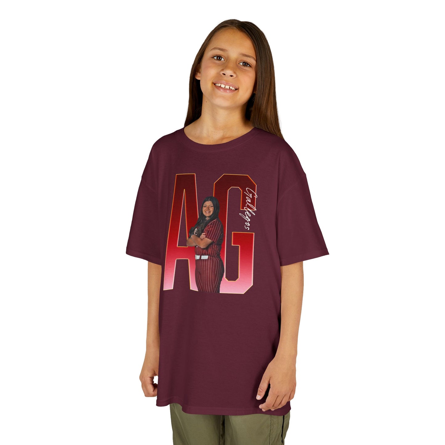 Audrey Gallegos Player Icon Initials Kids Tee