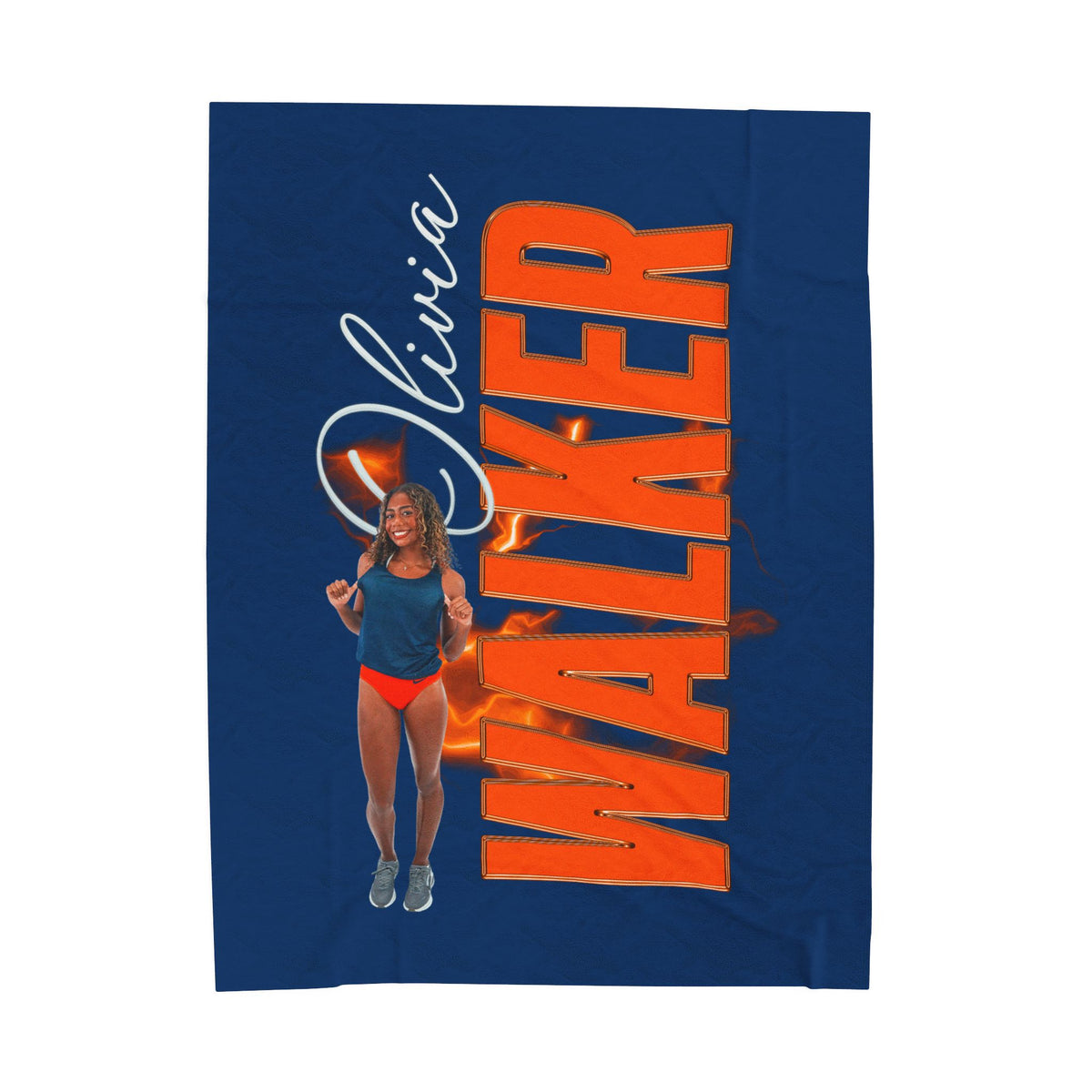 Olivia Walker 60"-80" Plush Blanket