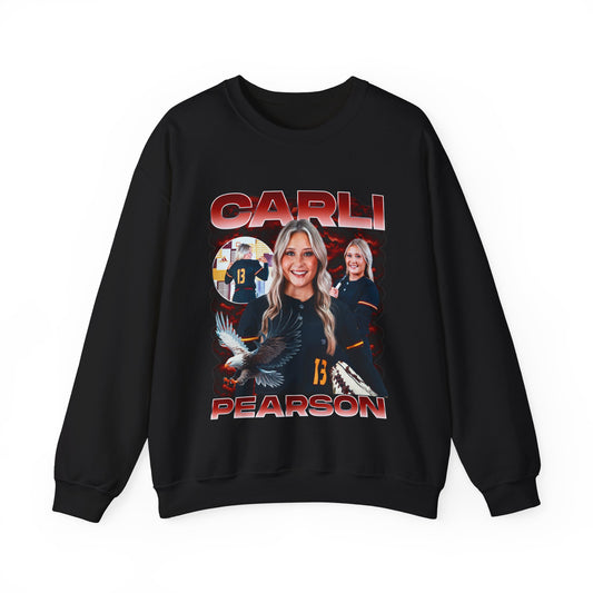 Carli Pearson Single Color Combo Crewneck Sweatshirt
