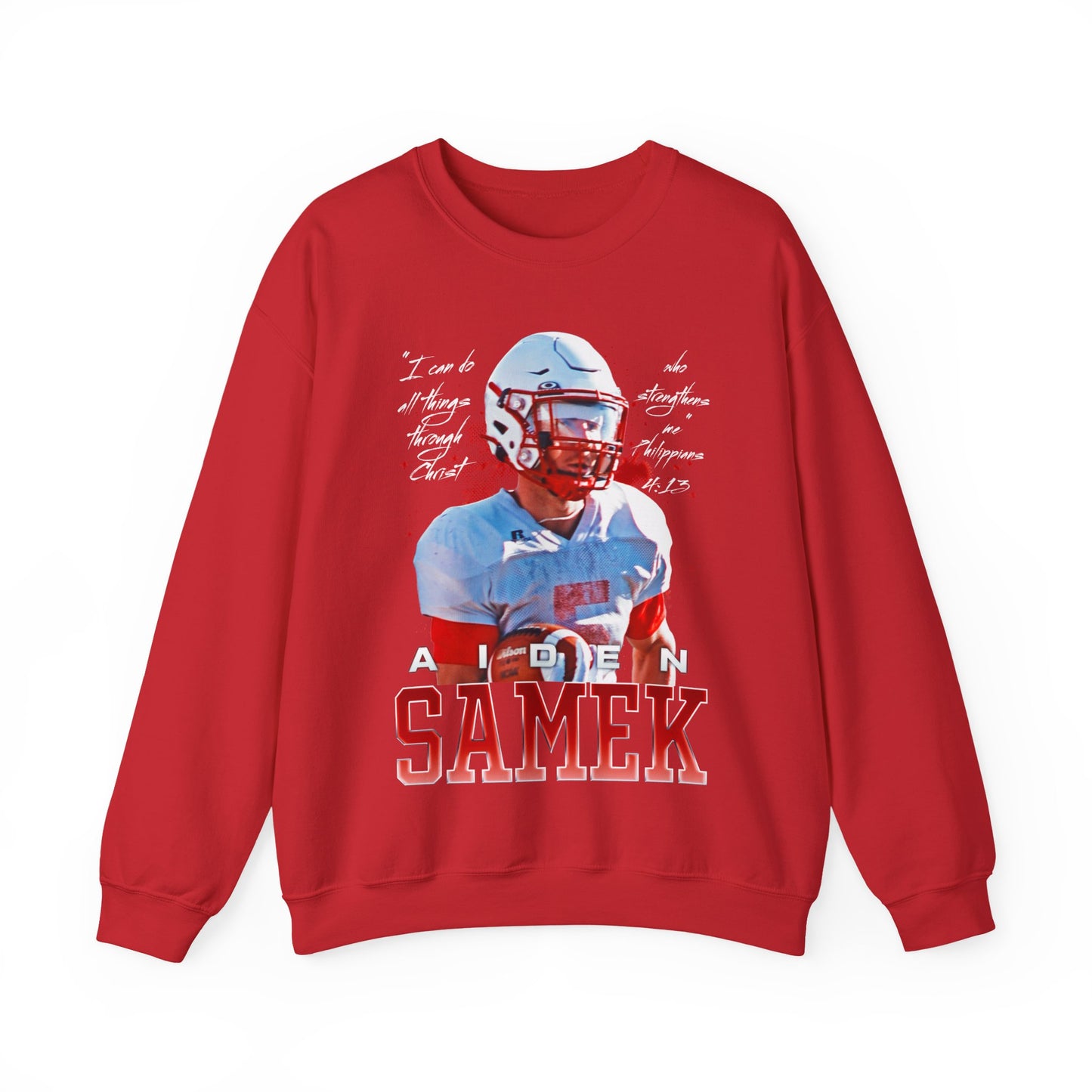 Aiden Samek Featured Quote Crewneck Sweatshirt
