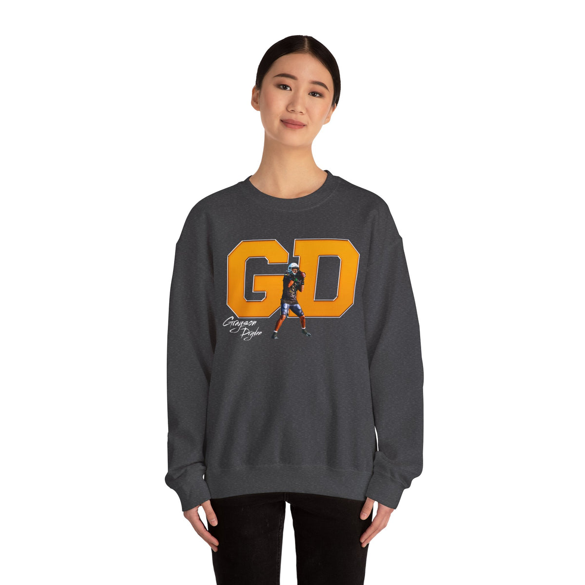 Grayson Dryden Big Initials Crewneck Sweatshirt