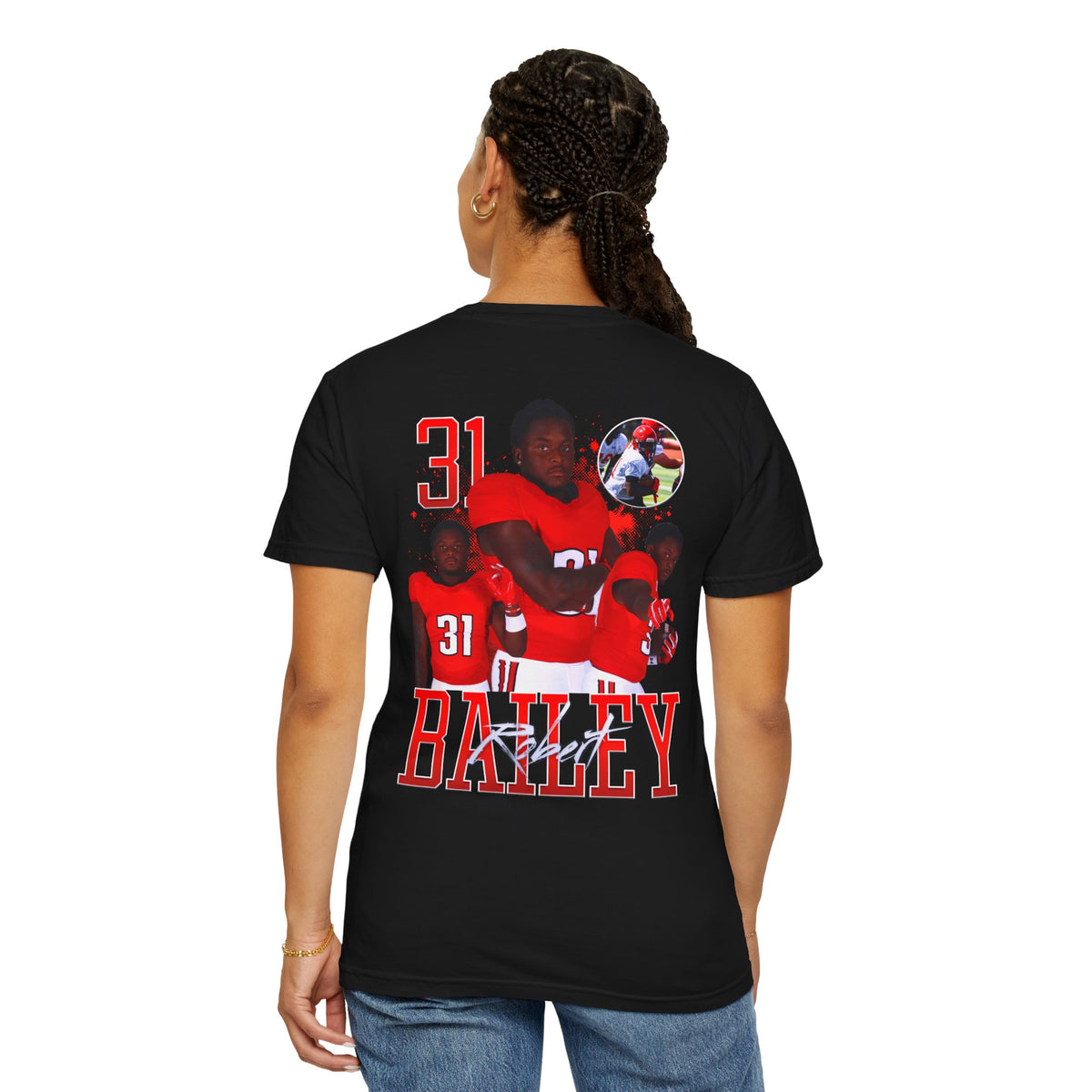 Robert Bailey Logo Front & Back Premium Tee