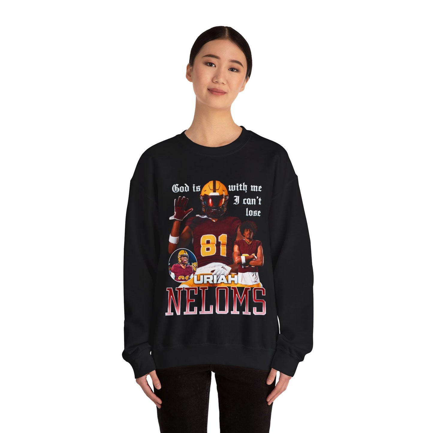 Uriah Neloms Featured Quote Crewneck Sweatshirt