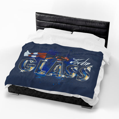 Jordin Glass 60"-80" Plush Blanket