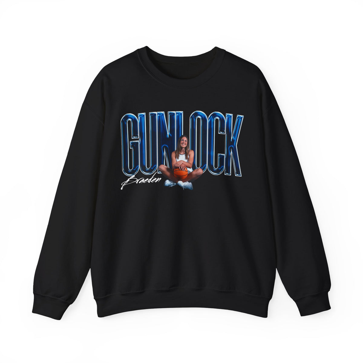 Braeden Gunlock Big Last Name Crewneck Sweatshirt