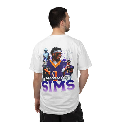 Maximus Sims Logo Front & Back Premium Tee