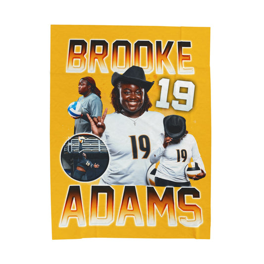 Brooke Adams 60"-80" Plush Blanket